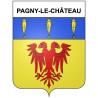 Pagny-le-Château 21 ville Stickers blason autocollant adhésif