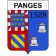 Panges 21 ville Stickers blason autocollant adhésif
