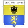 Omps Sticker wappen, gelsenkirchen, augsburg, klebender aufkleber