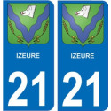 66 Cerdagne sticker autocollant plaque