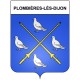 Plombières-lès-Dijon 21 ville Stickers blason autocollant adhésif