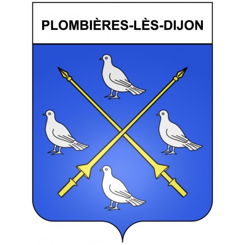 Pegatinas escudo de armas de Omps adhesivo de la etiqueta engomada