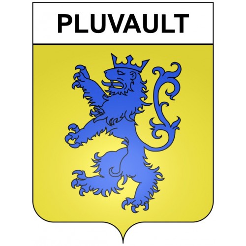Pluvault 21 ville Stickers blason autocollant adhésif