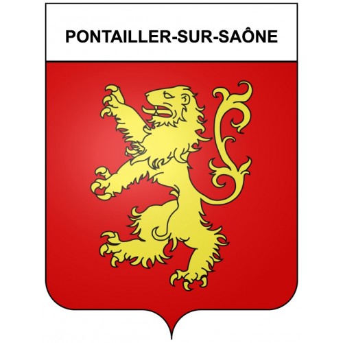 Pontailler-sur-Saône 21 ville Stickers blason autocollant adhésif