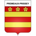Premeaux-Prissey 21 ville Stickers blason autocollant adhésif
