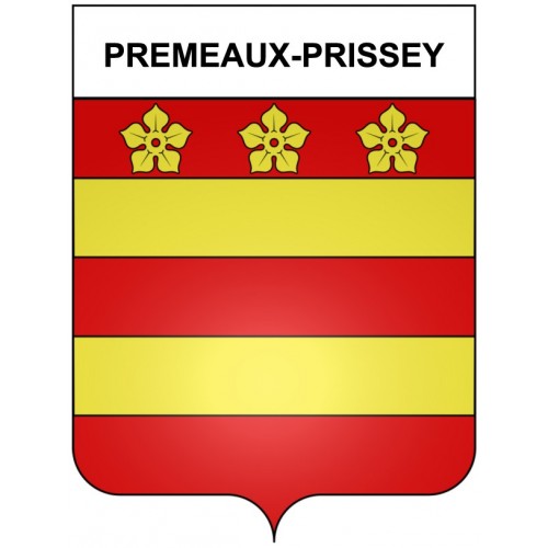 Premeaux-Prissey 21 ville Stickers blason autocollant adhésif