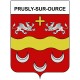 Prusly-sur-Ource 21 ville Stickers blason autocollant adhésif