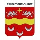 Prusly-sur-Ource 21 ville Stickers blason autocollant adhésif