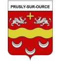 Prusly-sur-Ource 21 ville Stickers blason autocollant adhésif