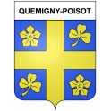 Quemigny-Poisot 21 ville Stickers blason autocollant adhésif