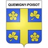 Quemigny-Poisot 21 ville Stickers blason autocollant adhésif