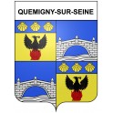 Quemigny-sur-Seine 21 ville Stickers blason autocollant adhésif