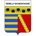 Remilly-en-Montagne 21 ville Stickers blason autocollant adhésif