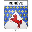 Renève 21 ville Stickers blason autocollant adhésif