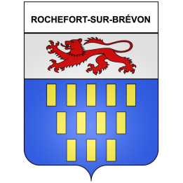 Rochefort-sur-Brévon 21 ville Stickers blason autocollant adhésif