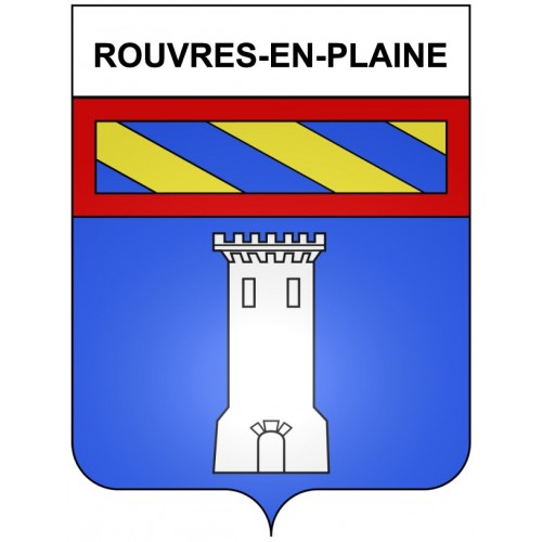 Rouvres-en-Plaine 21 ville Stickers blason autocollant adhésif