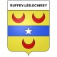 Ruffey-lès-Echirey 21 ville Stickers blason autocollant adhésif