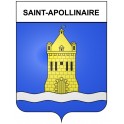 Saint-Apollinaire 21 ville Stickers blason autocollant adhésif
