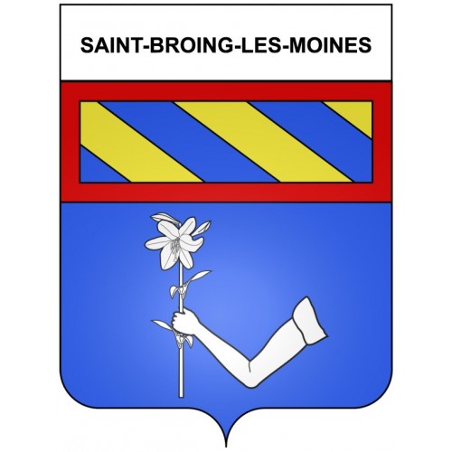 Saint-Broing-les-Moines 21 ville Stickers blason autocollant adhésif