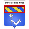 Omps Sticker wappen, gelsenkirchen, augsburg, klebender aufkleber