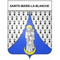 Sainte-Marie-la-Blanche 21 ville Stickers blason autocollant adhésif
