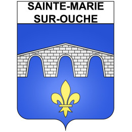Sainte-Marie-sur-Ouche 21 ville Stickers blason autocollant adhésif