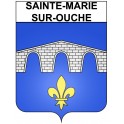 Stickers coat of arms Sainte-Marie-sur-Ouche adhesive sticker