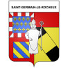 Omps Sticker wappen, gelsenkirchen, augsburg, klebender aufkleber