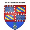 Saint-Jean-de-Losne 21 ville Stickers blason autocollant adhésif