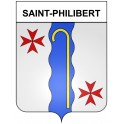 Saint-Philibert 21 ville Stickers blason autocollant adhésif