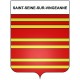 Pegatinas escudo de armas de Omps adhesivo de la etiqueta engomada
