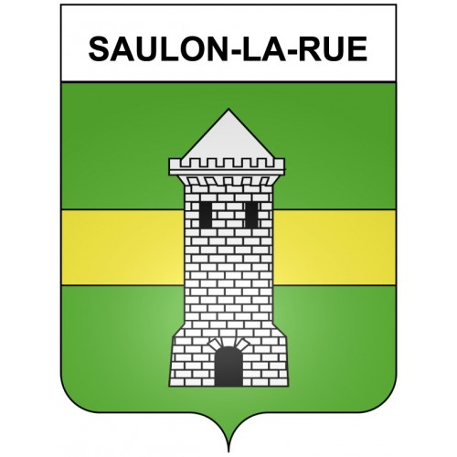 Saulon-la-Rue 21 ville Stickers blason autocollant adhésif