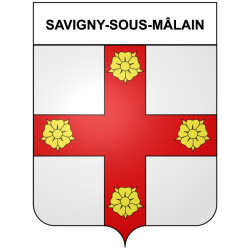 Savigny-sous-Mâlain 21 ville Stickers blason autocollant adhésif
