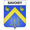 Savoisy 21 ville Stickers blason autocollant adhésif