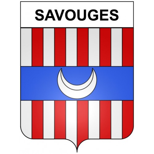 Savouges 21 ville Stickers blason autocollant adhésif