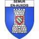 Semur-en-Auxois 21 ville Stickers blason autocollant adhésif