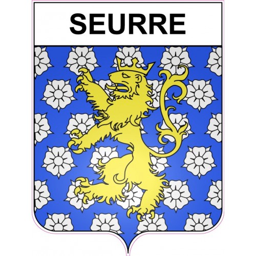 Seurre 21 ville Stickers blason autocollant adhésif