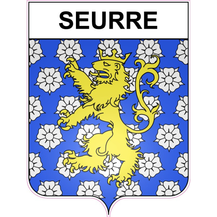 Seurre 21 ville Stickers blason autocollant adhésif