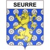 Seurre 21 ville Stickers blason autocollant adhésif