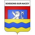 Soissons-sur-Nacey 21 ville Stickers blason autocollant adhésif