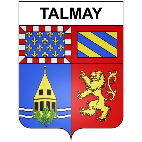 Talmay 21 ville Stickers blason autocollant adhésif
