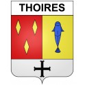 Thoires 21 ville Stickers blason autocollant adhésif