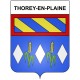 Thorey-en-Plaine 21 ville Stickers blason autocollant adhésif