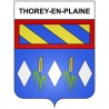 Thorey-en-Plaine 21 ville Stickers blason autocollant adhésif