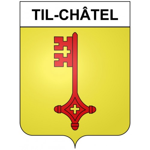 Til-Châtel 21 ville Stickers blason autocollant adhésif