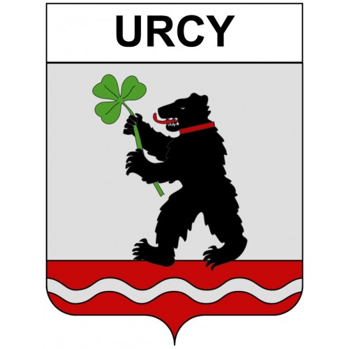Urcy 21 ville Stickers blason autocollant adhésif