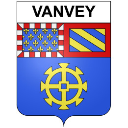 Vanvey 21 ville Stickers blason autocollant adhésif