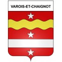Varois-et-Chaignot 21 ville Stickers blason autocollant adhésif
