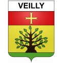 Veilly 21 ville Stickers blason autocollant adhésif