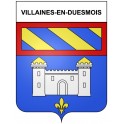 Villaines-en-Duesmois 21 ville Stickers blason autocollant adhésif